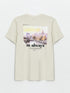 LC Waikiki Crew Neck Short Sleeve Printed Combed Cotton Men's T-shirt